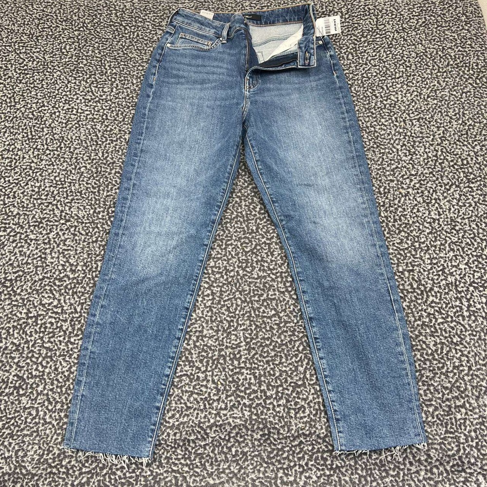 Mavi Star Jeans Women 27x27 Blue Faded Cropped High Rise Pants Denim Outdoor New